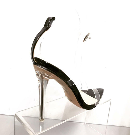 Womens Stiletto Heel Sandals Ladies Pointed Toe Ankle Strap Party Pumps Shoes UK