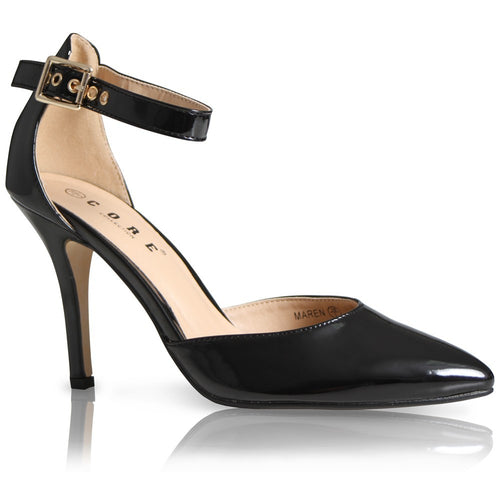 Womens Stiletto Heel Sandals Ladies Pointed Toe Ankle Strap Party Pumps Shoes UK